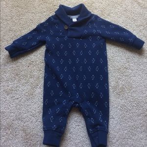 0-3m Penguin Onesie