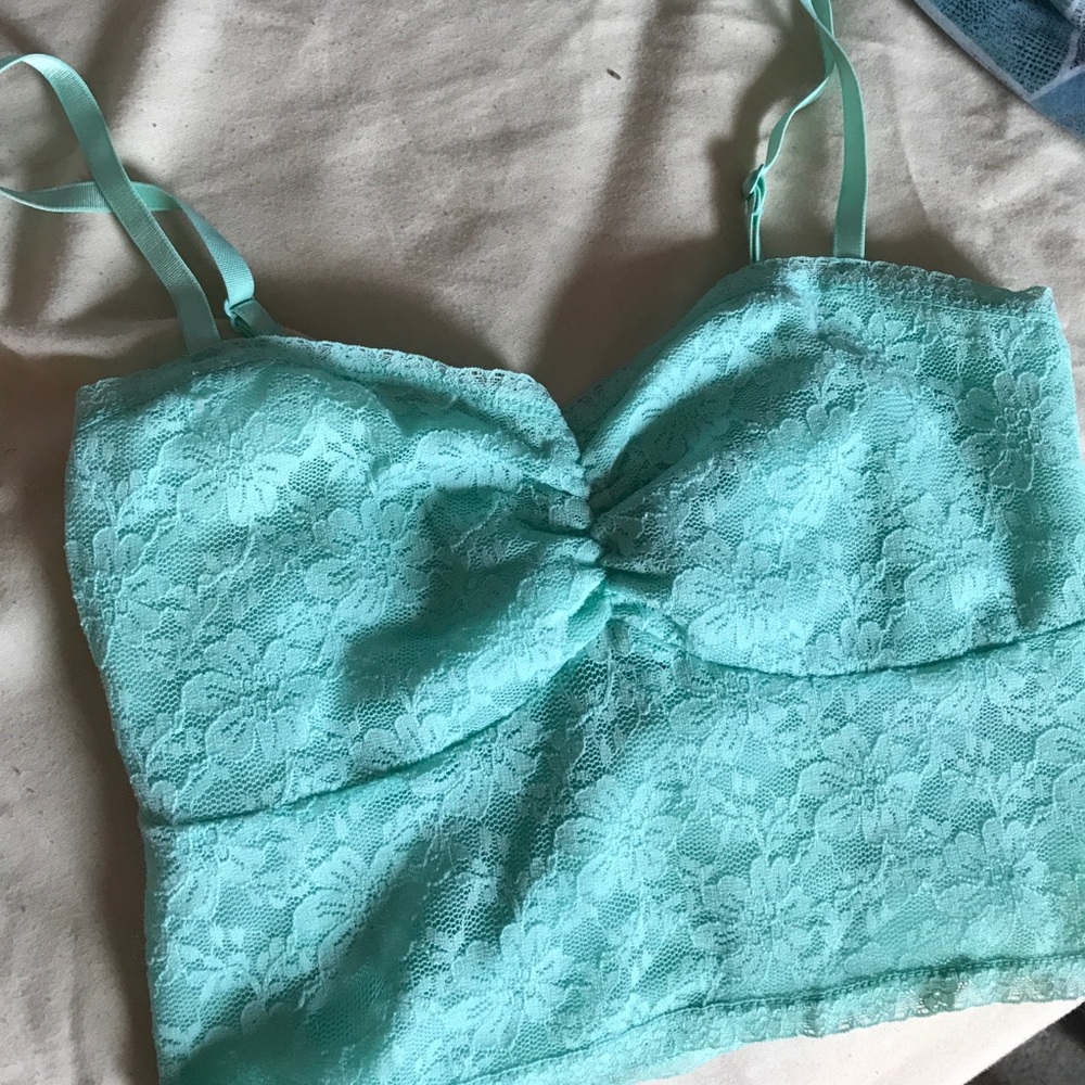 Lace small little crop top