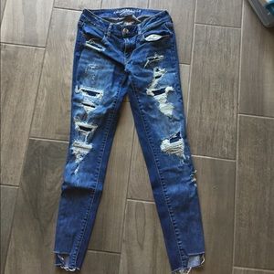 American eagle ripped jeans