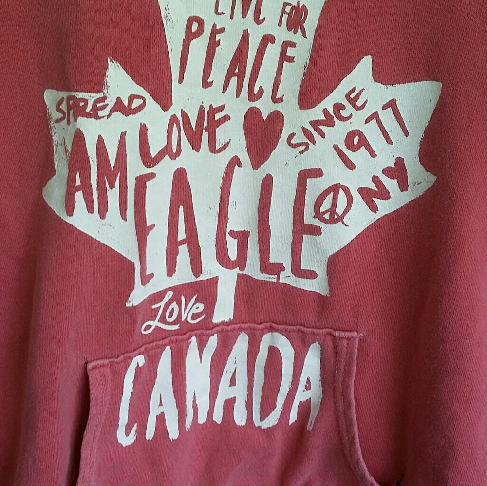 American Eagle outfitters  pink Hoodie Canada