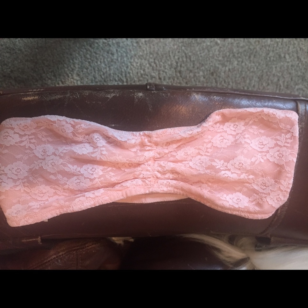 PINK light pink/Coral bandeau