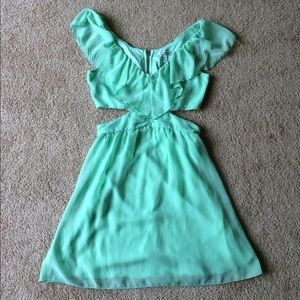 Mint colored dress