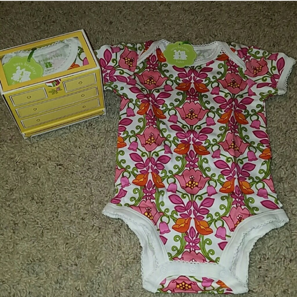 Vera Bradley Onesie! 3-6 mo New with tags.