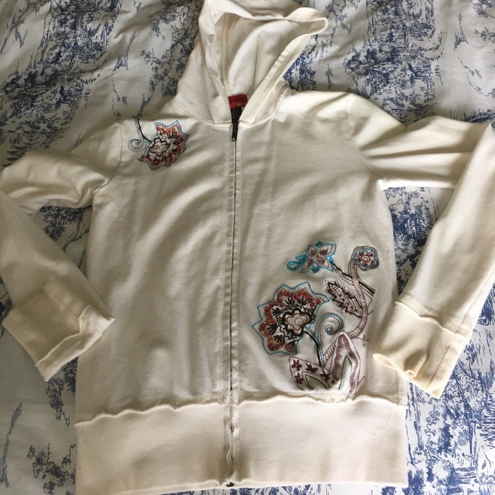 Embellished hoodie!!