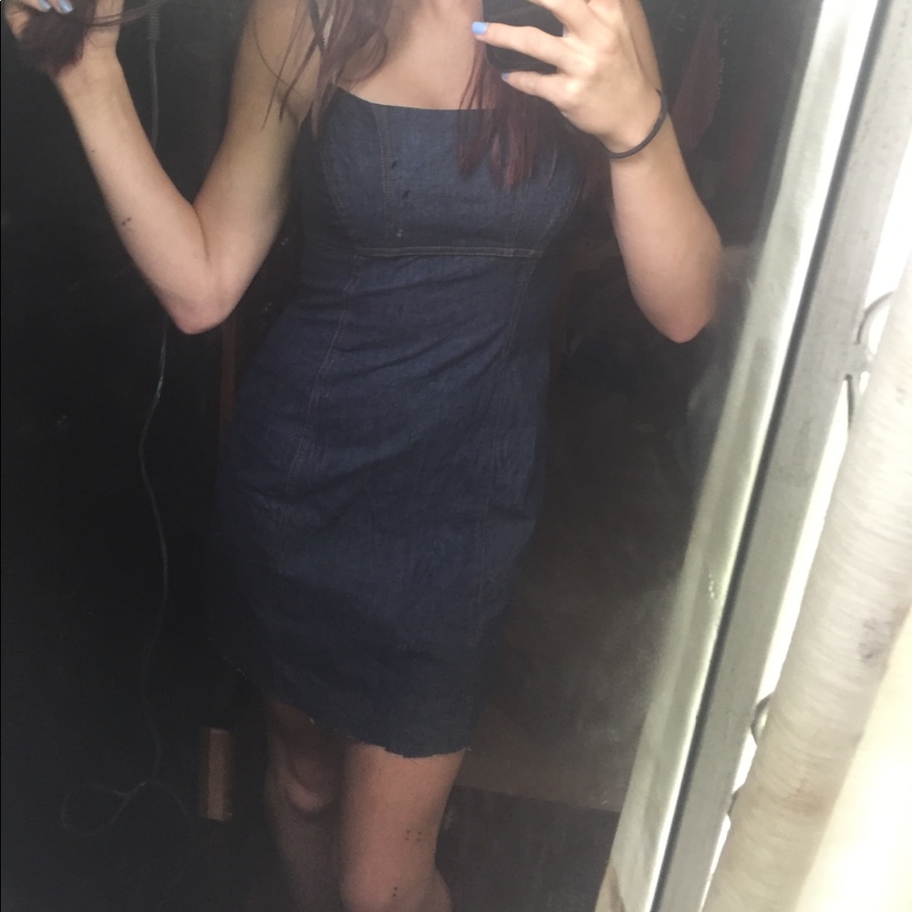 guess denim dress