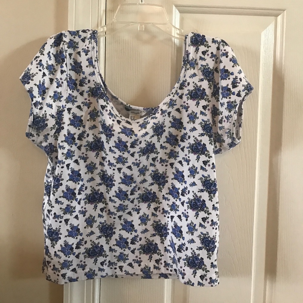 floral crop top