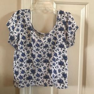 floral crop top