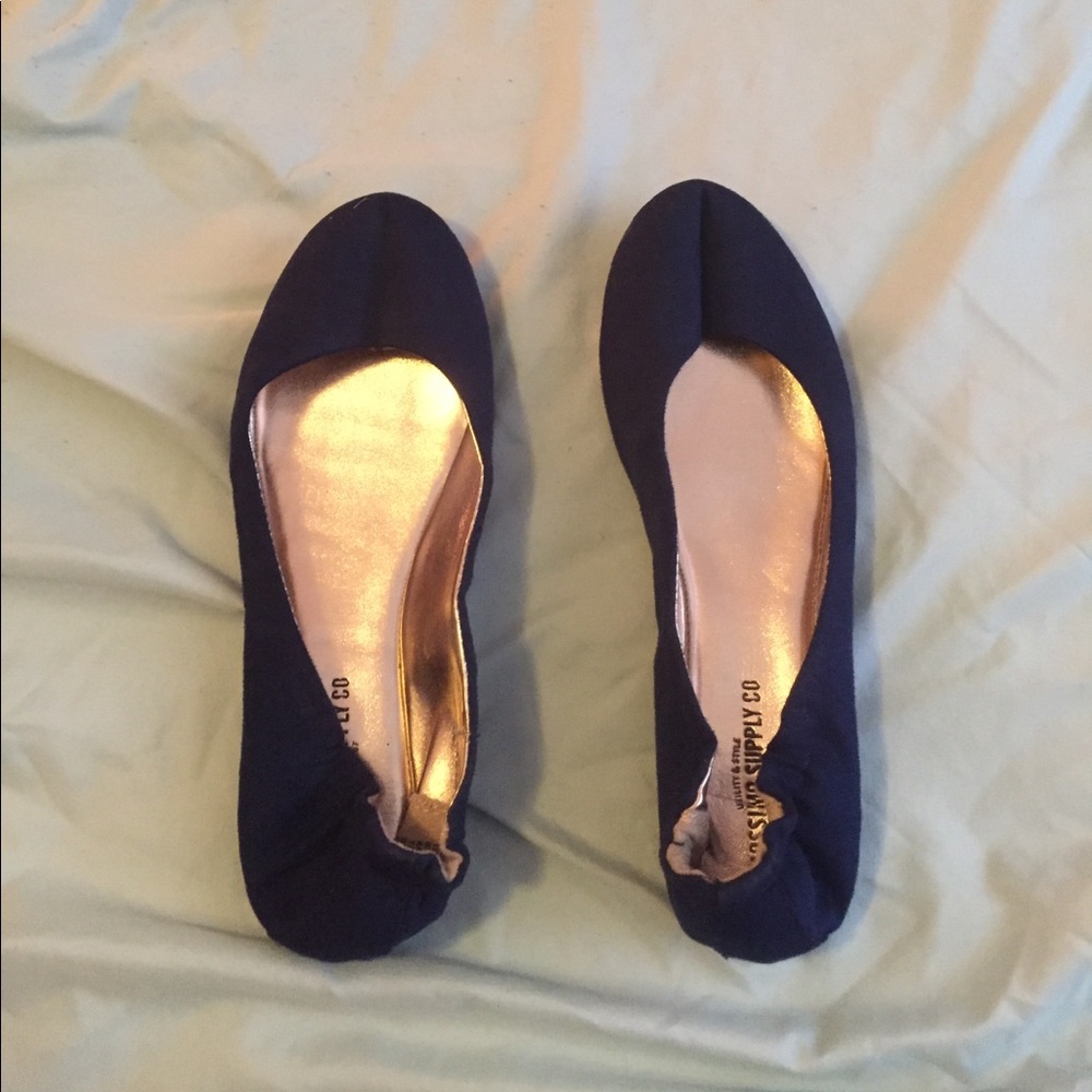 Blue flats