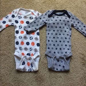 0-3m Sports Onesies