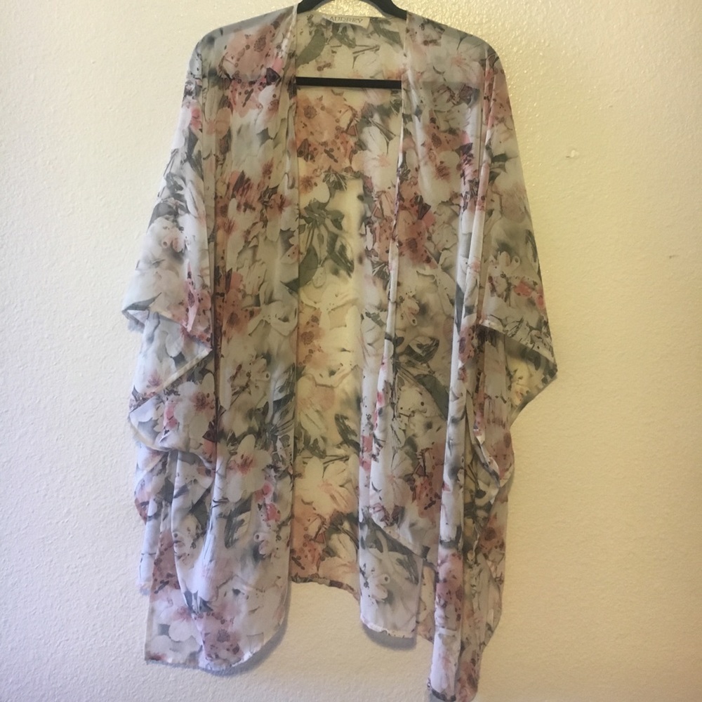 Floral summer festival boho kimono XL-2X