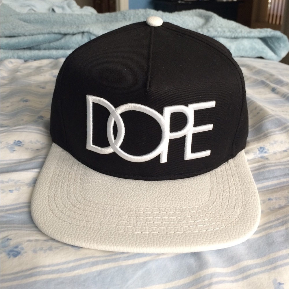 DOPE SnapBack with weed leaf