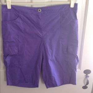 Chico's sz 2 (sz 12/14) purple shorts