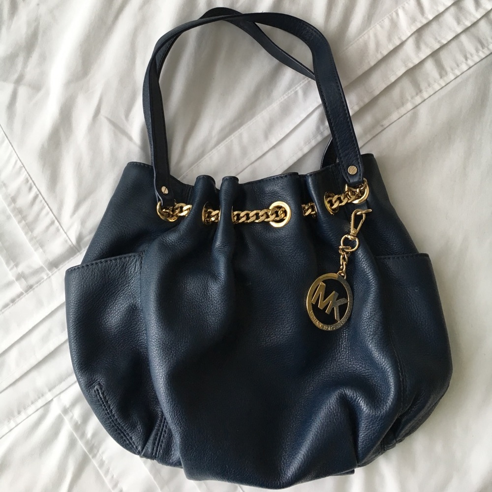 Navy Michael Kors Purse