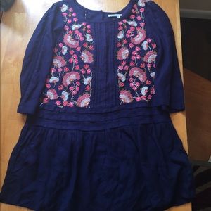 Detailed floral tunic