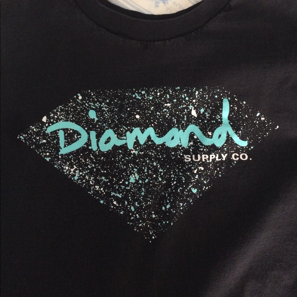 Diamond Supply Splattered Diamond Shirt
