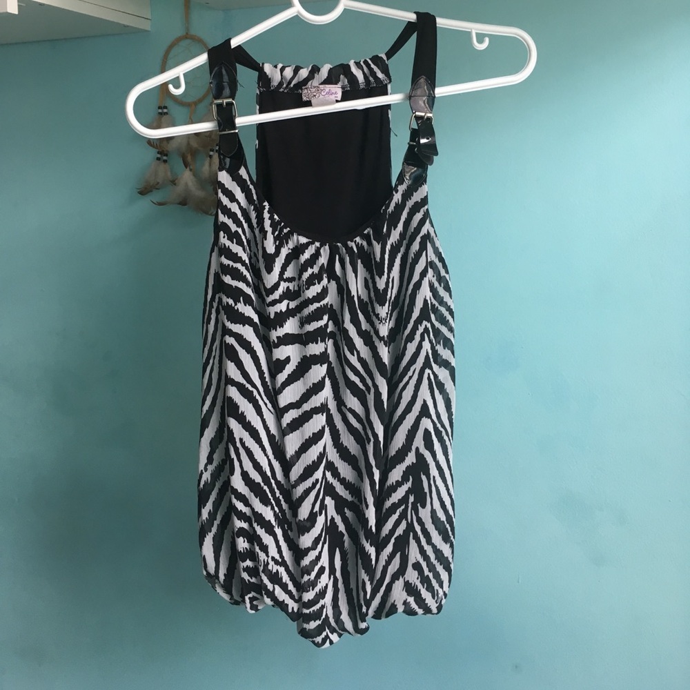 Zebra print Tank Top