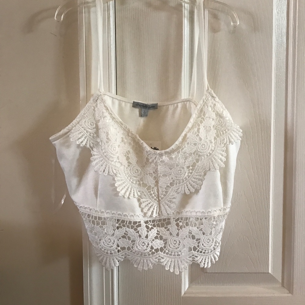 Lace crop top