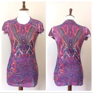 Eyelash Couture | Colorful Print Top