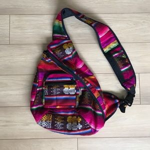 Aztec Canvas Sling Backpack