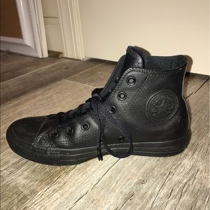Leather High Top Converse
