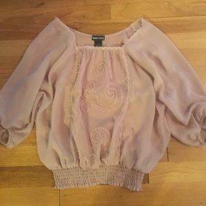 Light pink blouse