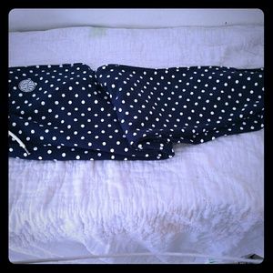 #Freshgoods #polkadot #jogger #suit #navy #blue