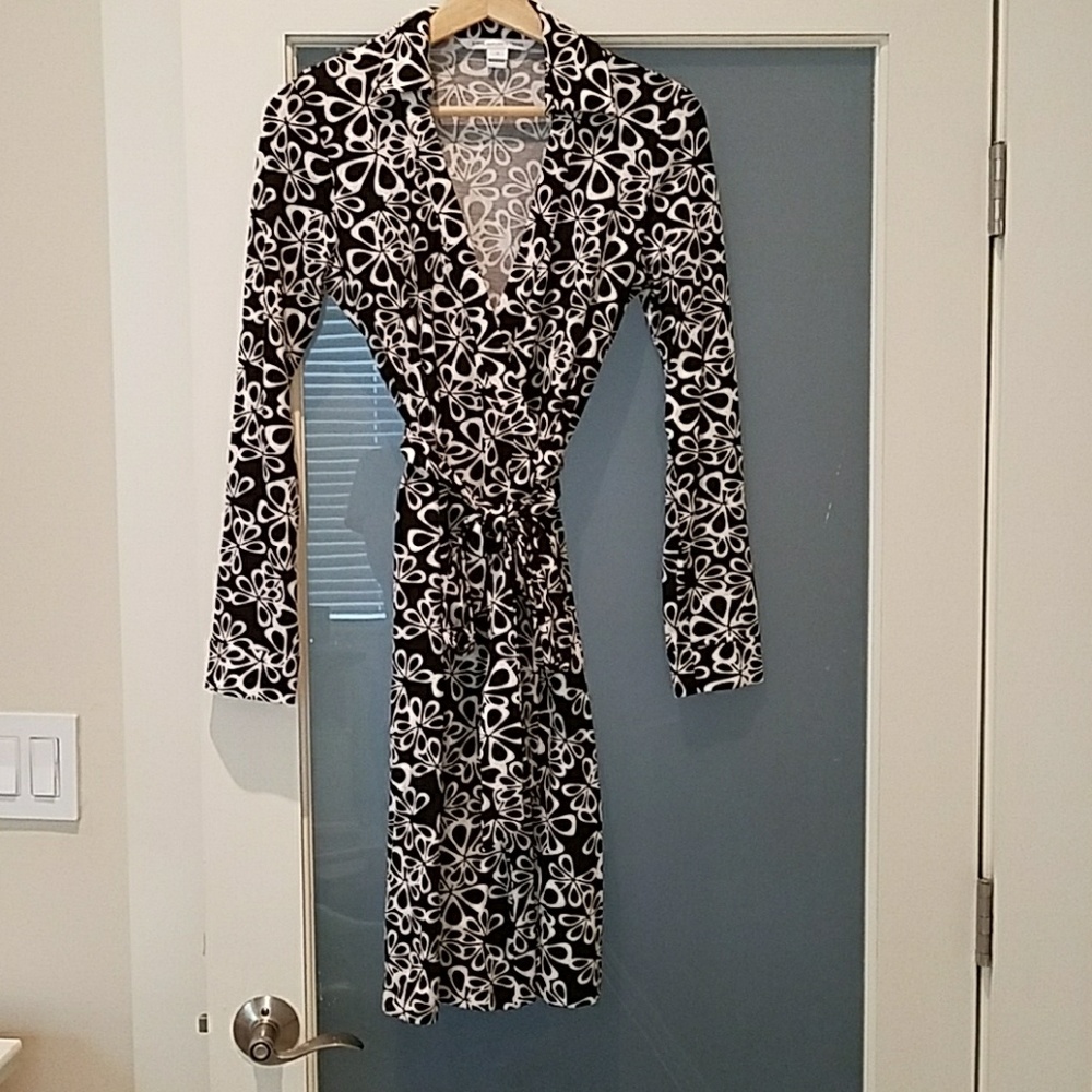 dvf wrap dress