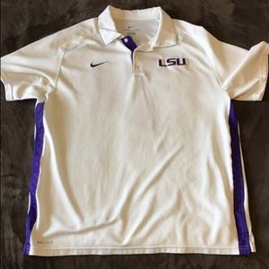 LSU Nike golf shirt