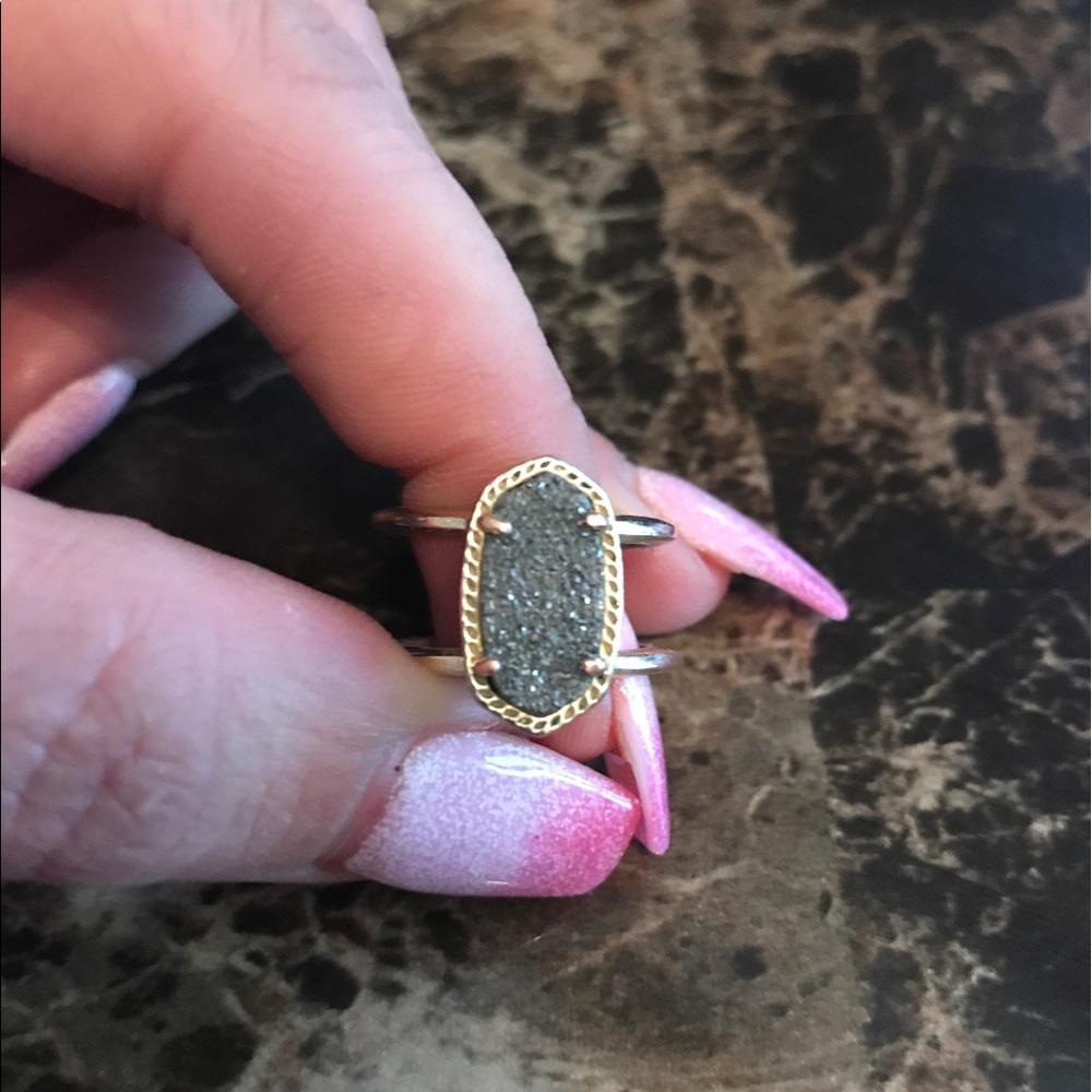 Elyse Drusy Kendra Scott Ring in Gold
