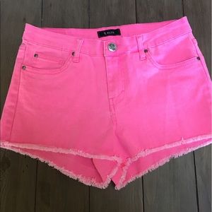 STS Blue Brand Hot Pink Denim Shorts