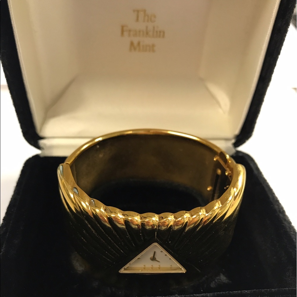 Pyramid Cuff Watch (The Franklin Mint)