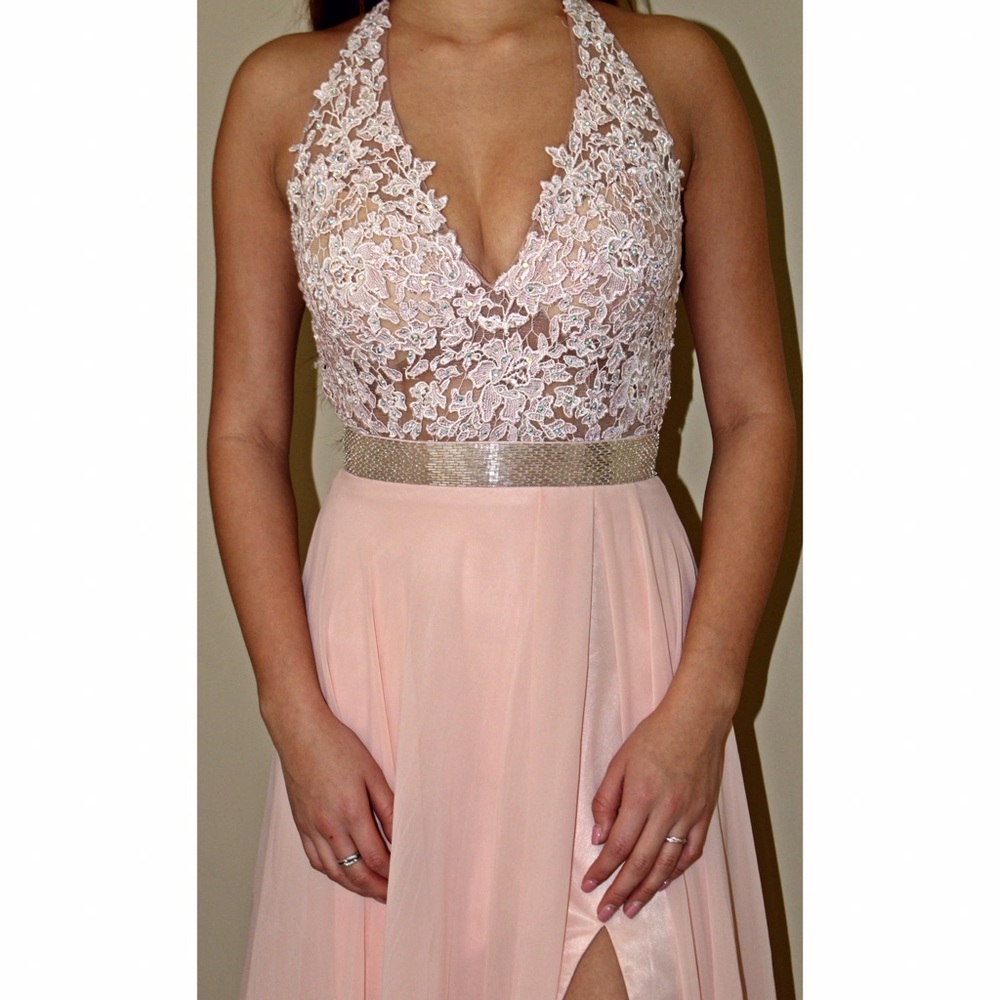 Mori Lee Pink Prom/Pageant Dress