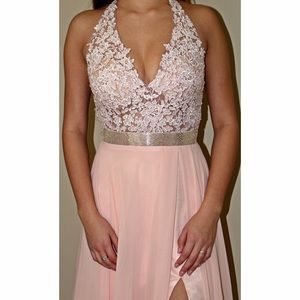 Mori Lee Pink Prom/Pageant Dress
