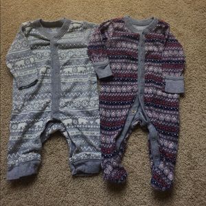 0-3m Winter Onesies