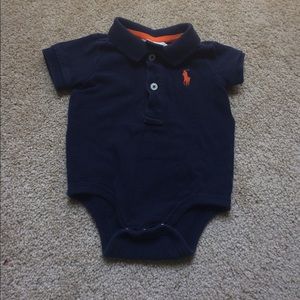 3m Collared Ralph Lauren Onesie