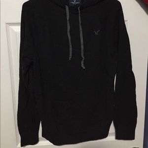 Knit hooded American Eagle sweatshirt