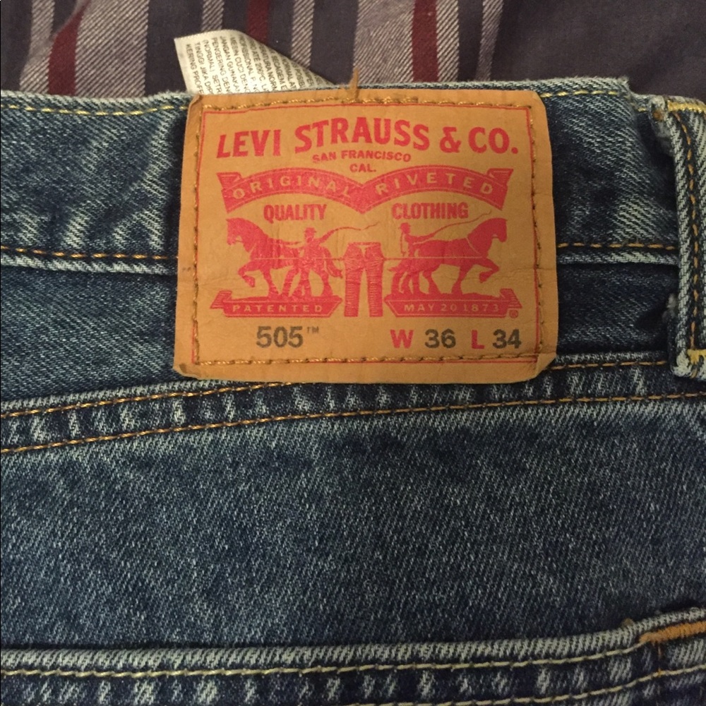 Men's Levi's 505 jeans - Picture 2 of 3