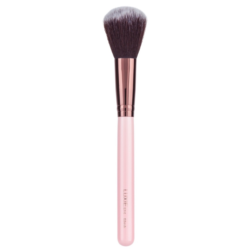 Luxie Rose Gold Blush Face Brush 514