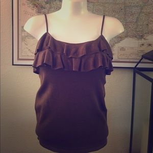 Sassy ruffle tank
