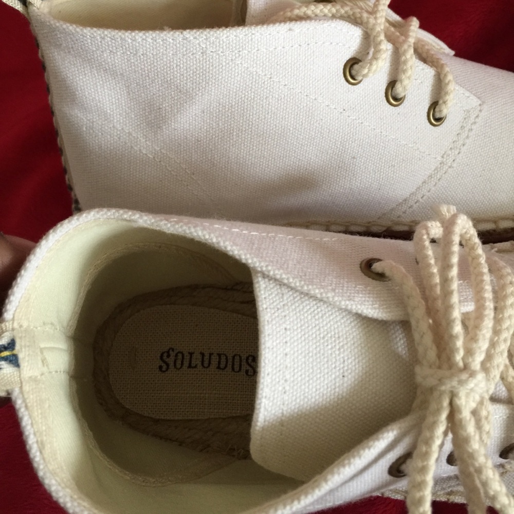 LAST ONE🎈NEW🕊 SOLUDOS ESPADRILLE WEDGE BOOTIE - Picture 8 of 8