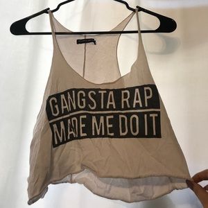 Crop tank top