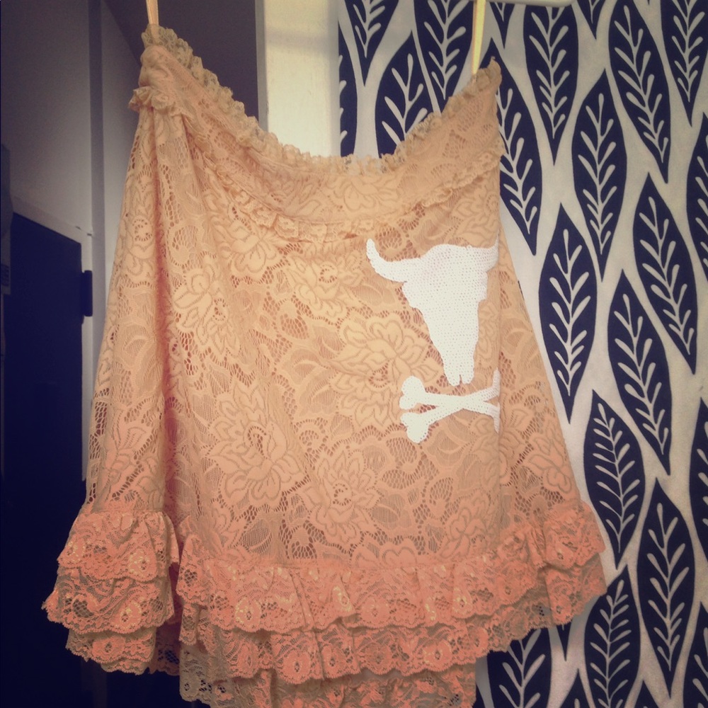 Wildfox White label lace skirt Rare