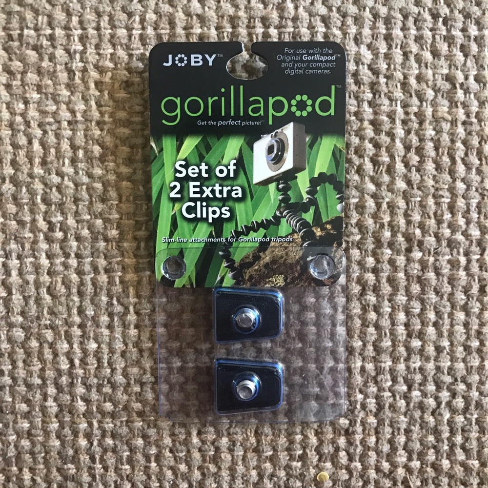 GORILLA POD - set of 2 extra clips