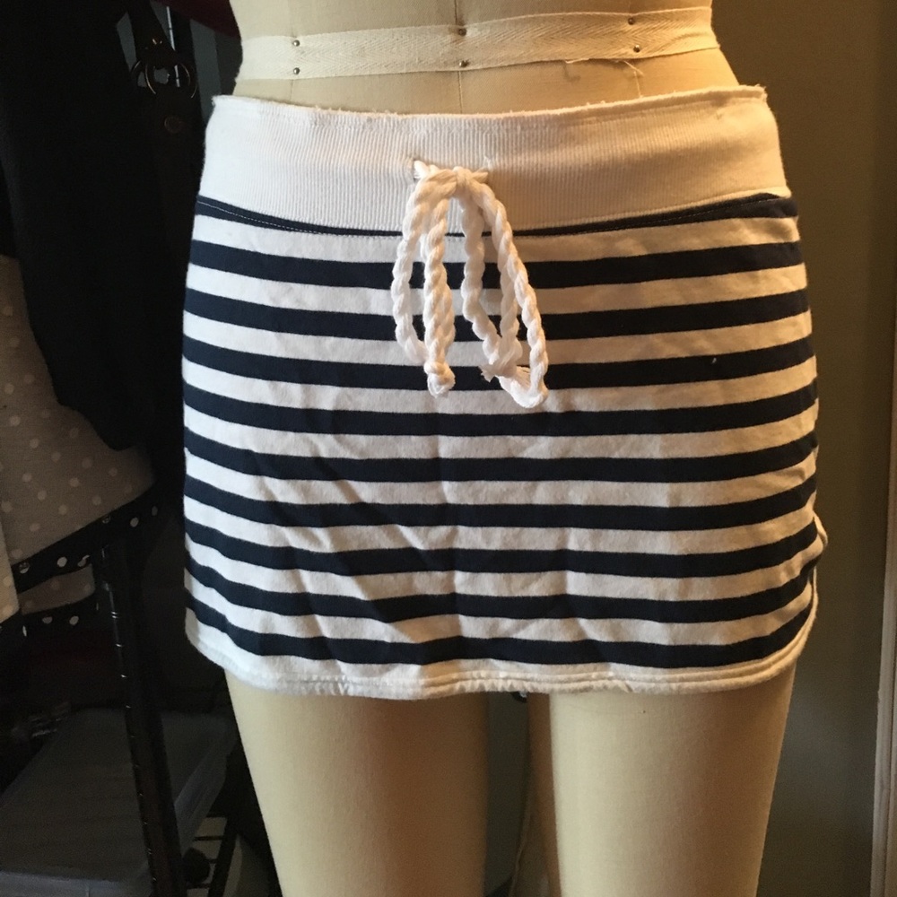 Cute nautical stripe coverup