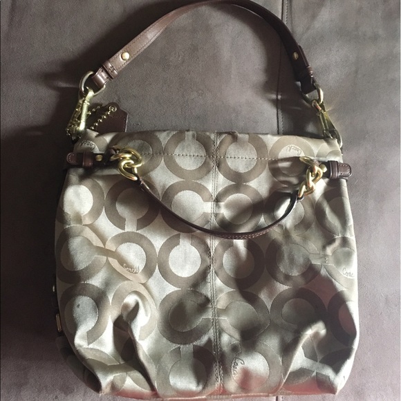 Coach hobo signature bag - Picture 1 of 3
