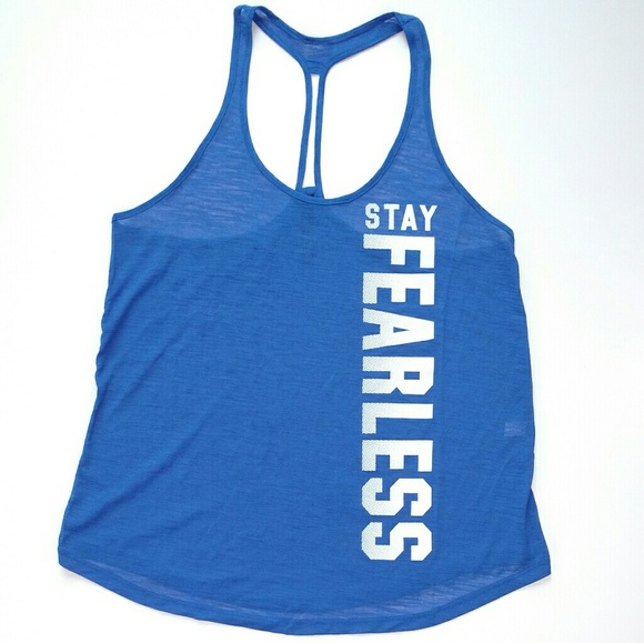 Aeropostale Tops - Aero Blue Stay Fearless Sheer Workout Tank