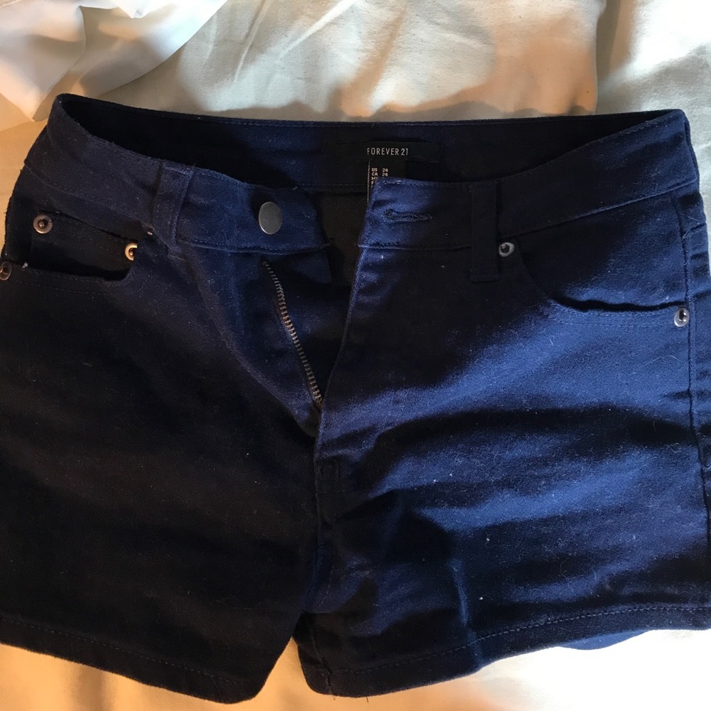 Navy blue shorts