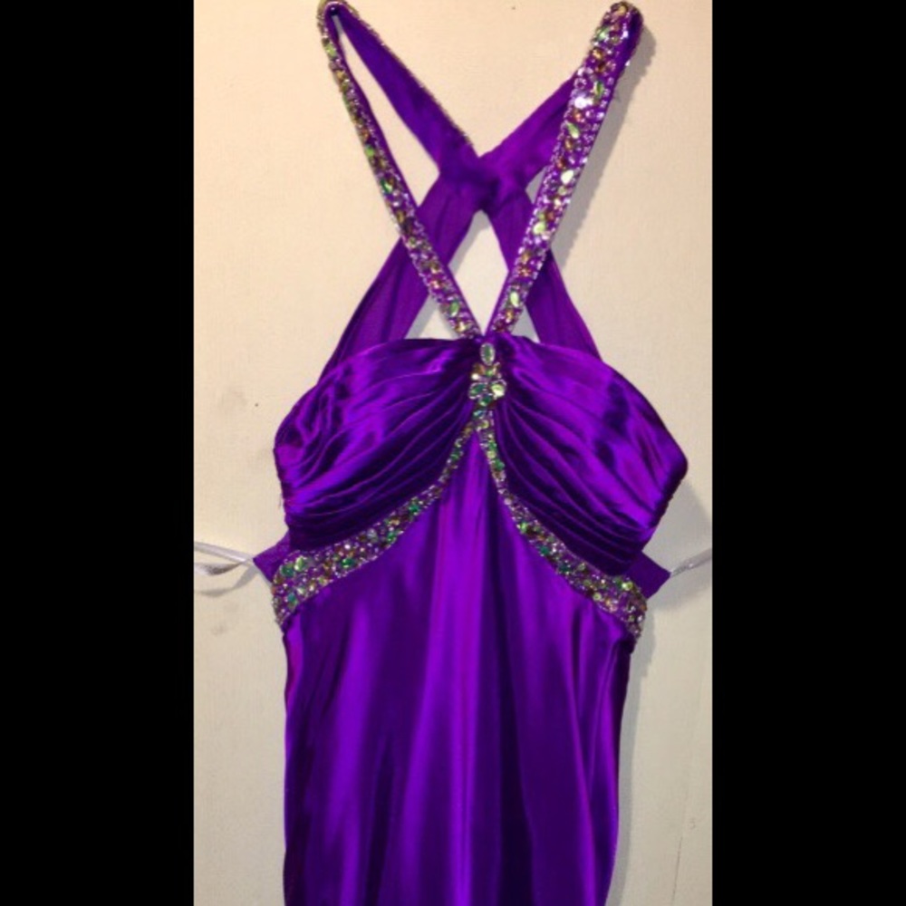 Purple mermaid dress