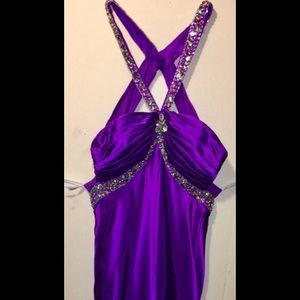 Purple mermaid dress