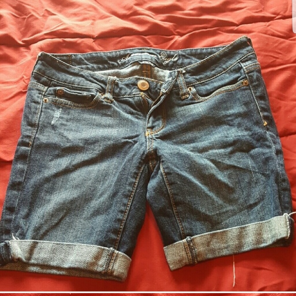 Bermuda stretch jeans shorts